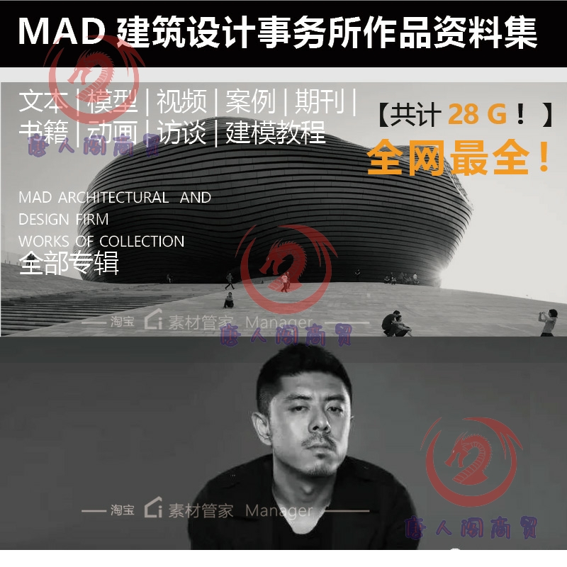 马岩松MAD建筑事务所作品设计方案文本山水城市哈尔滨rhinoSU模型