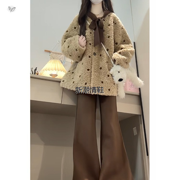 女童冬冬套装2025新款星