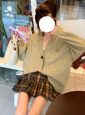 韩系学院风百褶裙2026夏新款女装复古时简半身裙高腰显瘦aj短裙子