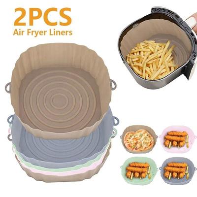 Air Fryer Silicone Basket Airfryer Oven Baking Silicone Tray