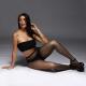 Sexy Mesh Stockings Women Tights Rhinestone Fishnet Pantyhos