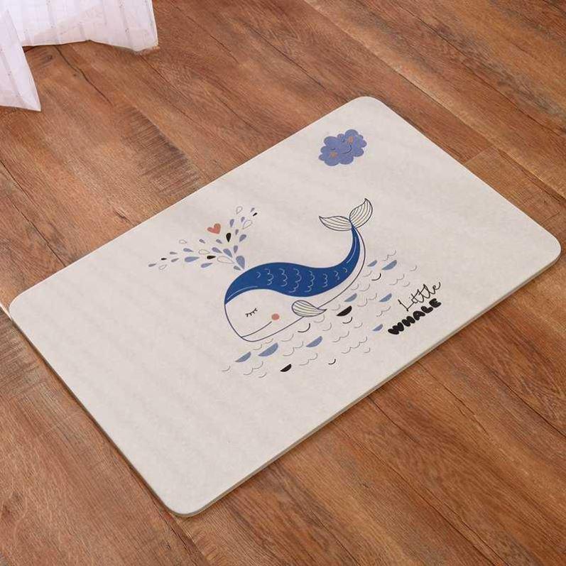 Diatom ooze water non-slip MATS bathroom toilet mat natural