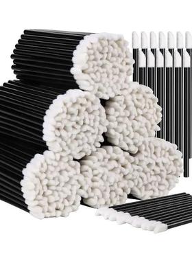 100 Pcs Disposable Lip Lint Free Applicators  Lipstick Teste