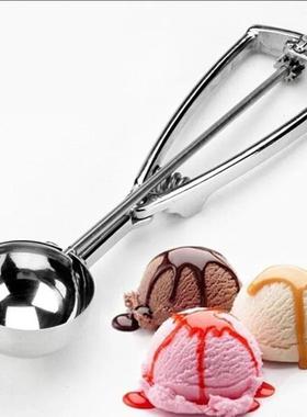 Stainless Steel Ice Cream Scoop Spring Handle Mash Potato Wa