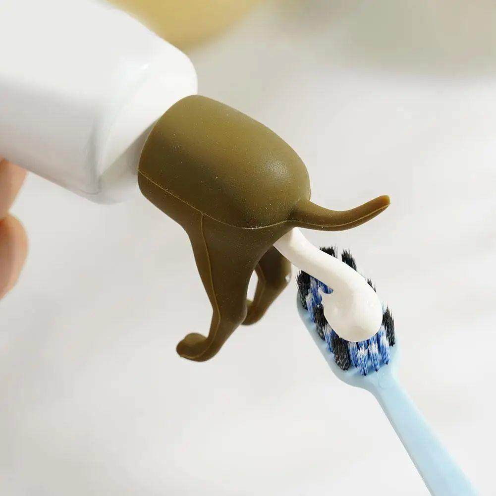 Funny Pooping Toothpaste Cap Tricky Toothpaste Squeezer For