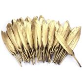 bag for Gold Feathers 50pcs 7inches Plated Christmas