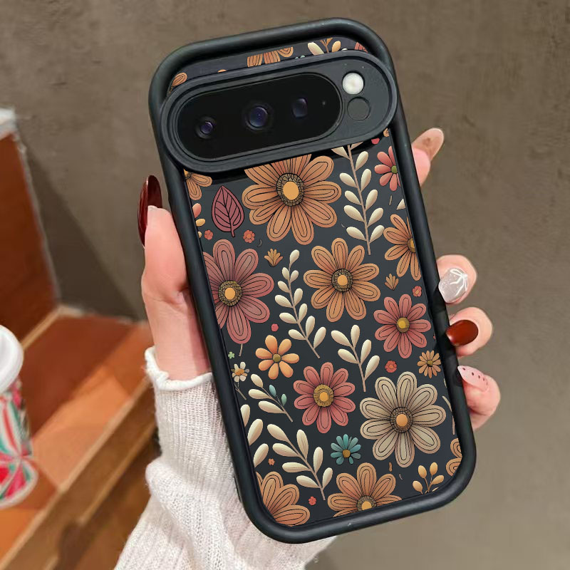 雏菊花束适用谷歌Google Pixel 9 Pro XL手机壳8A保护套7天眼阶纯色 跨境