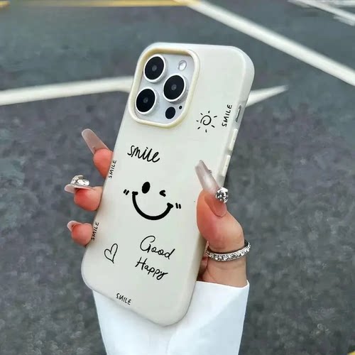 smile笑脸适用谷歌PIXEL7/7A/8PRO手机壳9pro xl果冻二合一10糖果色