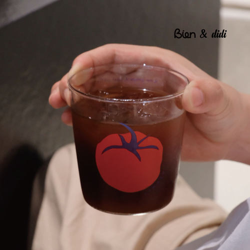 Bien阳光生活番茄向日葵玻璃创意ins风高硼硅牛奶咖啡杯