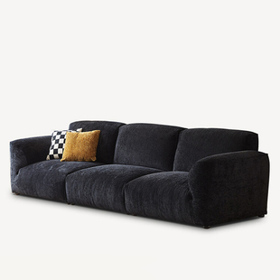 逢野 复古风雪尼尔直排可拆洗布艺沙发 格兰德沙发防猫抓客厅法式