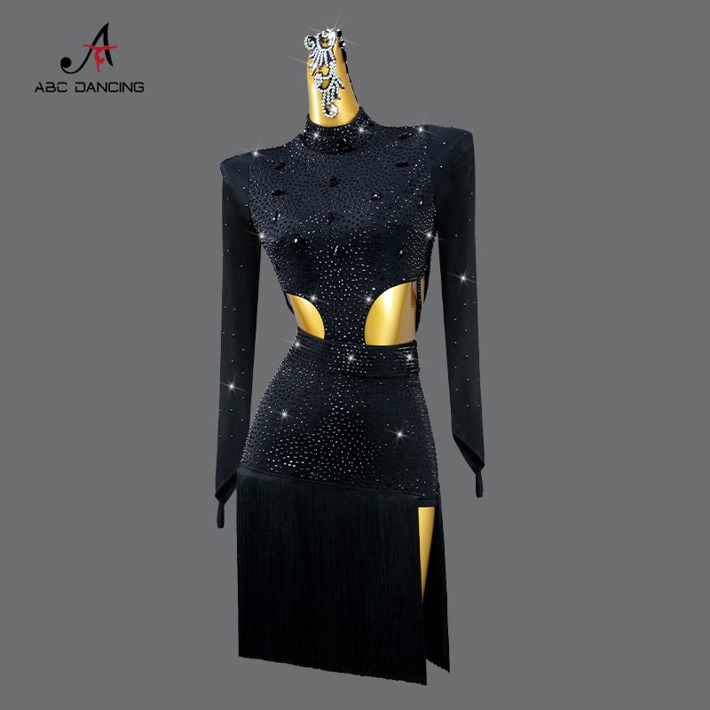 ABCDancing专业高级拉丁舞连衣裙
