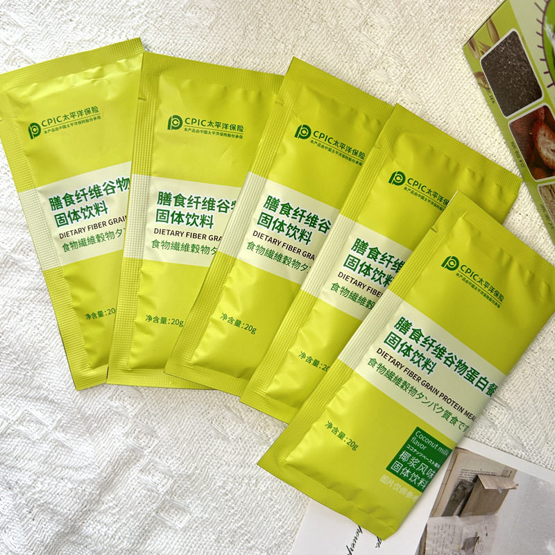 膳食纤维谷物蛋白餐科学配比营养均衡代餐饱腹椰子风味固体饮料
