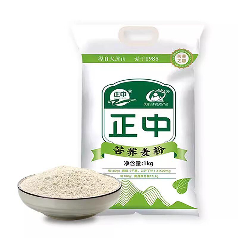 大凉山特色农产品正中苦荞麦粉纯苦荞粉面粉粗粮营养健康