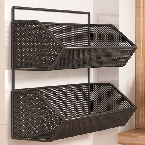 墙上免钉置物架多功能沥水篮