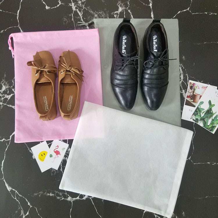 鞋袋鞋子收纳袋防尘袋鞋套鞋包鞋罩无纺布束口旅行鞋子包装袋包邮