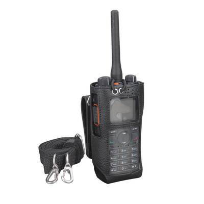 海能达(Hytera)LCY003真皮皮套携带保护套适配海能达PD700/PD70