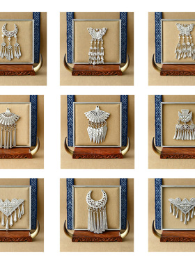 冰箱贴配件民族风饰品民族仿银饰