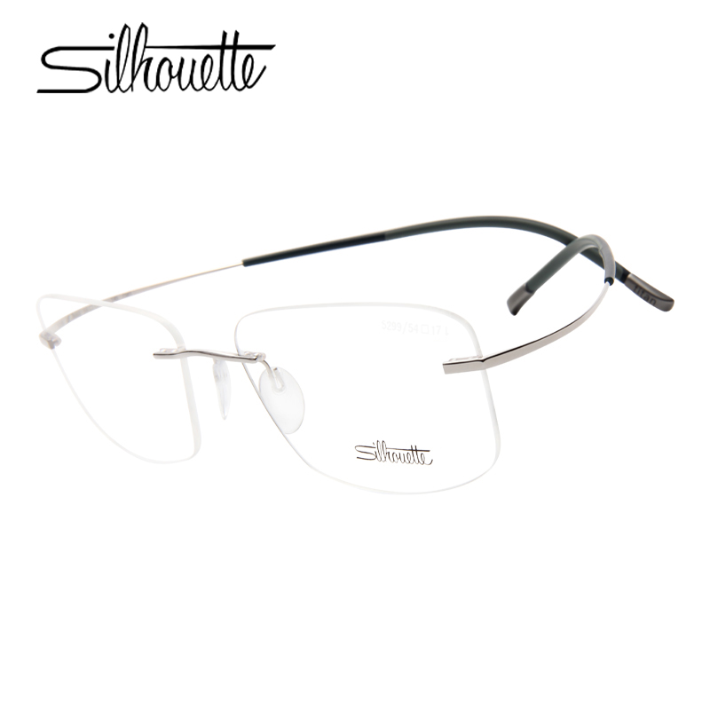 SILHOUETTE诗乐男女同款纯钛金属超轻近视可配度数眼镜框架529902