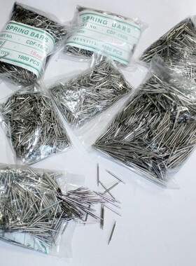 手表配件表店专用 手表工具 不锈钢表耳 生耳 弹簧针1.5粗1000PCS