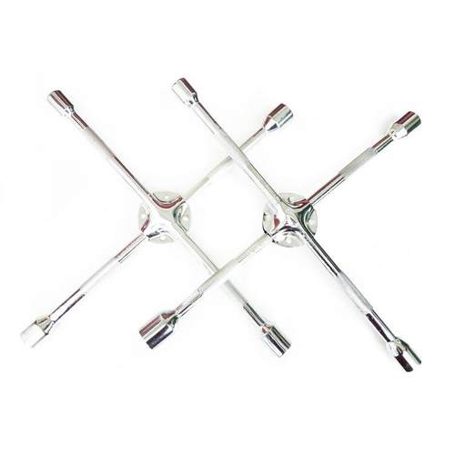 18寸450mm十字套筒扳手汽车轮胎扳手拆胎汽修工具十字扳手