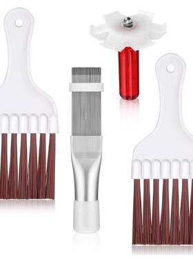 白色翅片梳刷子梳子空调翅片梳不锈钢翅片刷冷凝器清洗刷散热器