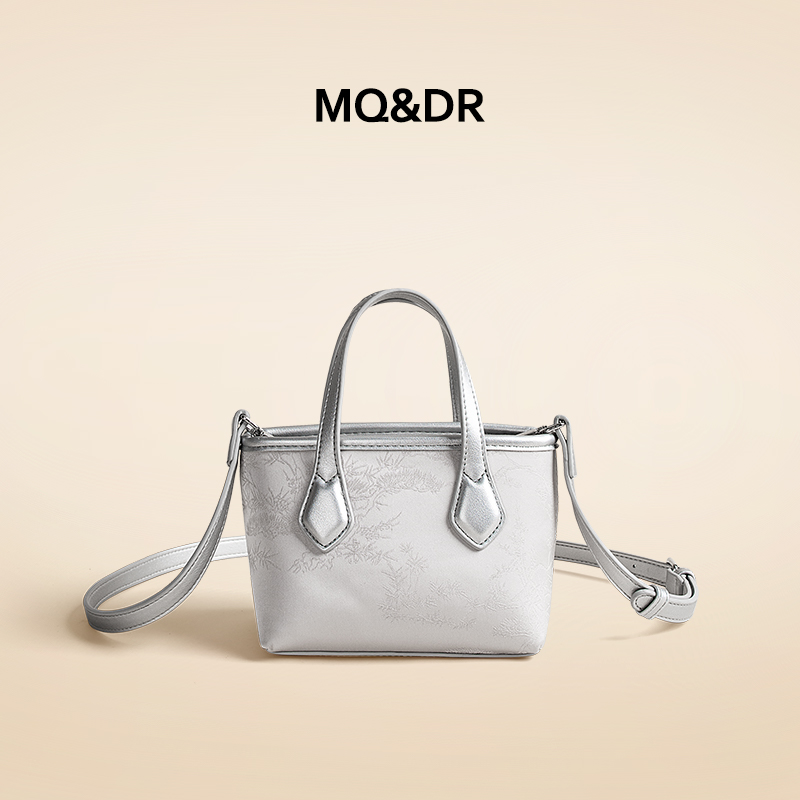 MQ&DR【朝露栀白】新中式小众手提单肩斜挎轻奢国风复古刺绣女包