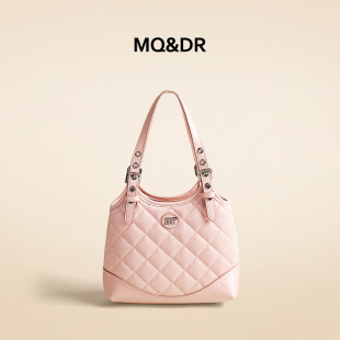 MQ&DR【甜甜慕斯】原创设计质感菱格腋下包少女风手提单肩斜挎包