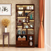 茶具置物架茶叶展示架家用陈列架新中式 博古架非实木多宝阁茶壶架