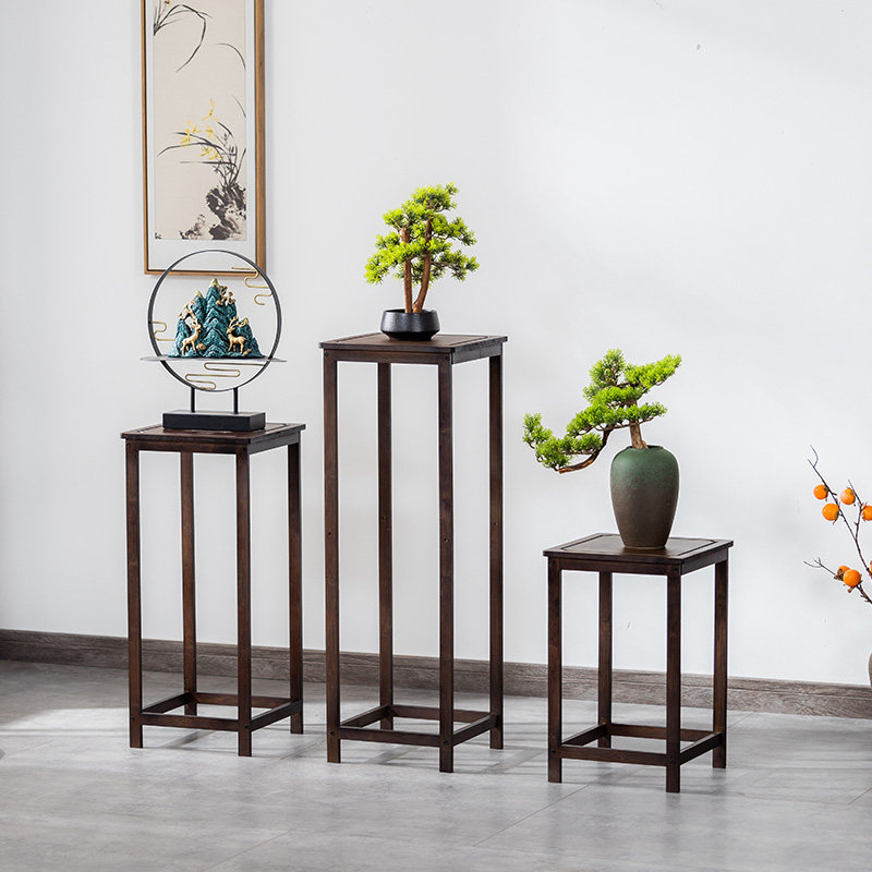 花架置物架阳台实木多层落地式家用客厅中式花台多肉绿萝花盆架子,住宅家具,花架/花几,淘宝优惠券,粉丝福利购,淘宝优惠卷