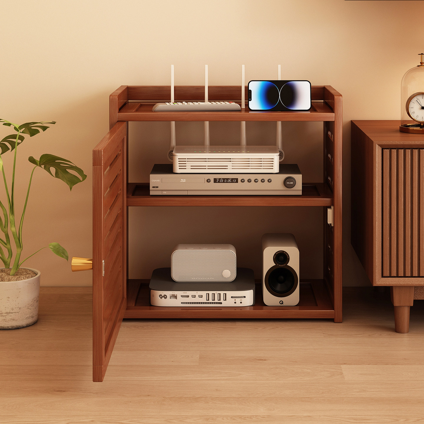 路由器放置架wifi置物架光猫收纳盒插座置物架遮挡柜电线盒储物架,住宅家具,搁板/置物架/家用陈列架,淘宝优惠券,粉丝福利购,淘宝优惠卷