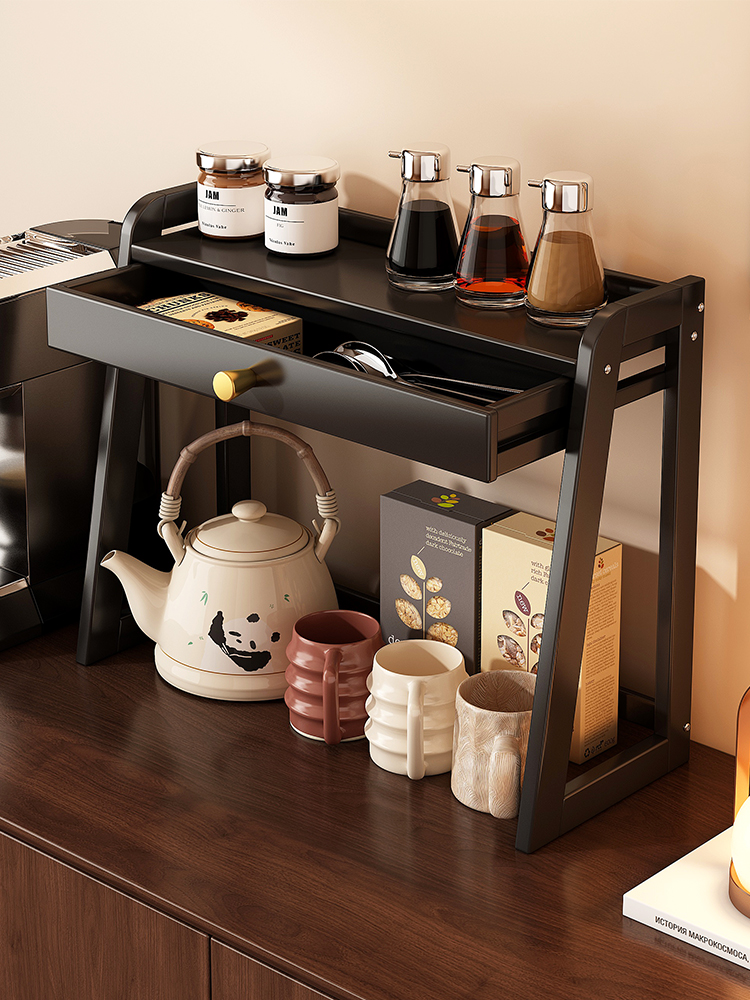 杯架家用杯子收纳置物架厨房调料品放置架小型桌面咖啡杯展示架子