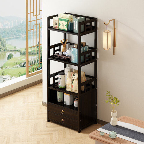 博古架新中式多宝阁茶叶展示柜