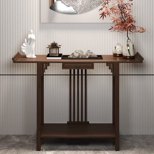 供桌香案家用供奉台新中式案台非实木敬神香桌入户玄关台禅意条案