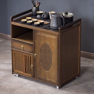 Phòng khách hộ gia đình bàn cà phê di chuyển sofa bên bàn gỗ không chắc chắn mới phong cách Trung Hoa bàn trà nhỏ ấm đun nước tích hợp tủ trà bàn trà mặt đá