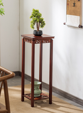 花架子客厅落地式多肉植物架非实木花盆托架家用新中式花几置物架