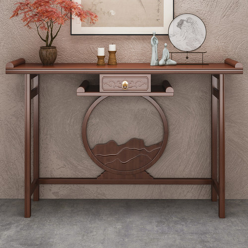 玄关窄条桌入户正对门玄关台