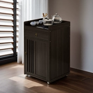 Di Động Bên Cửa Tủ Trà Gỗ Không Chắc Chắn Bàn Cà Phê Sofa Phòng Khách Bàn Trà Căn Hộ Nhỏ Trung Quốc Ban Công Bàn Trà bàn trà chân sắt mặt đá