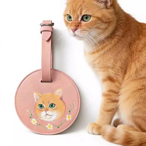 宠物定制手绘猫狗小挂件可换图文