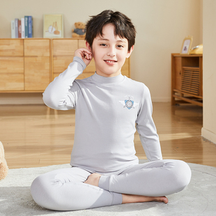 全棉母婴纯棉男童秋衣秋裤套装新款a类纯棉秋冬季棉毛衫儿童保暖