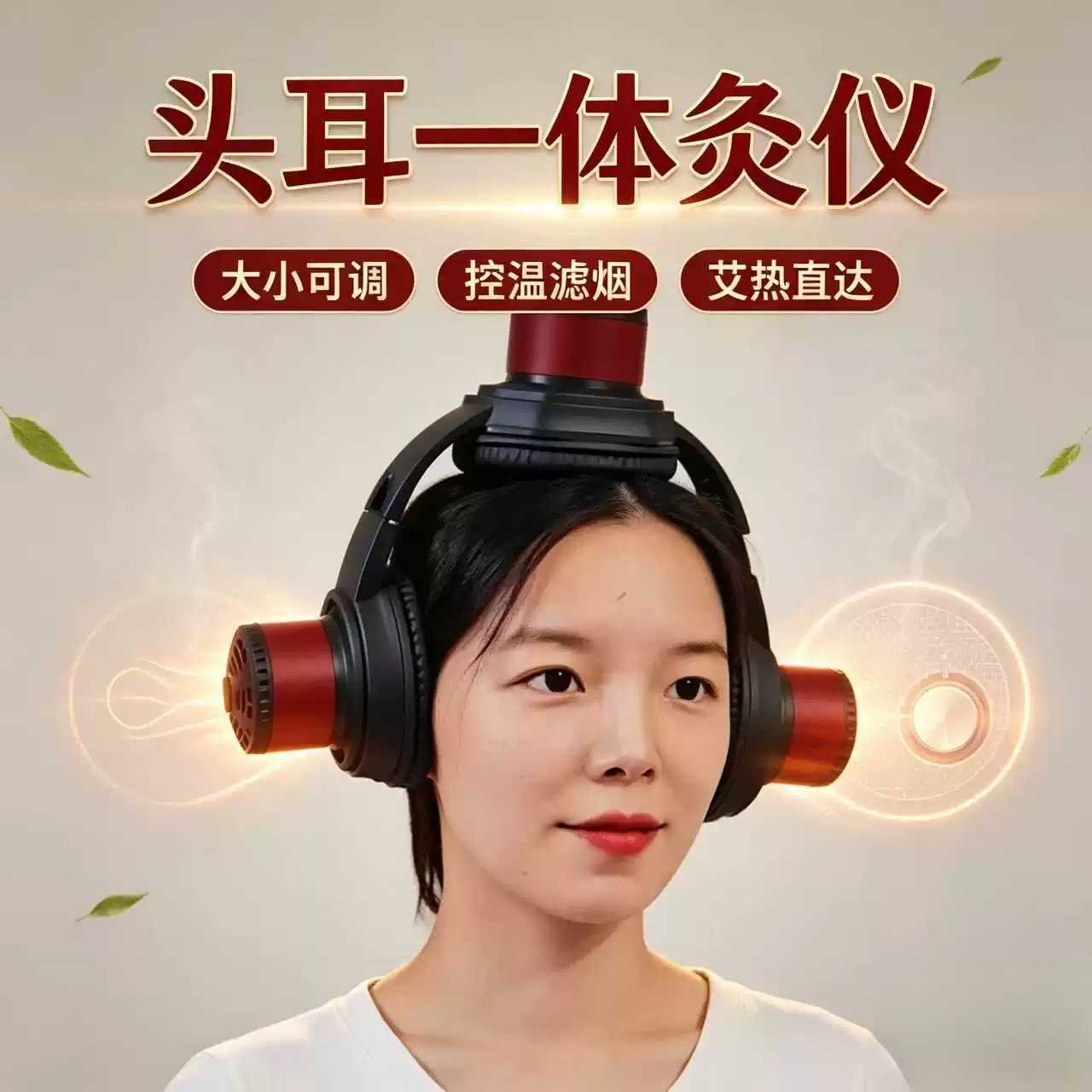 耳灸仪头部艾灸盒耳疗神器美容院
