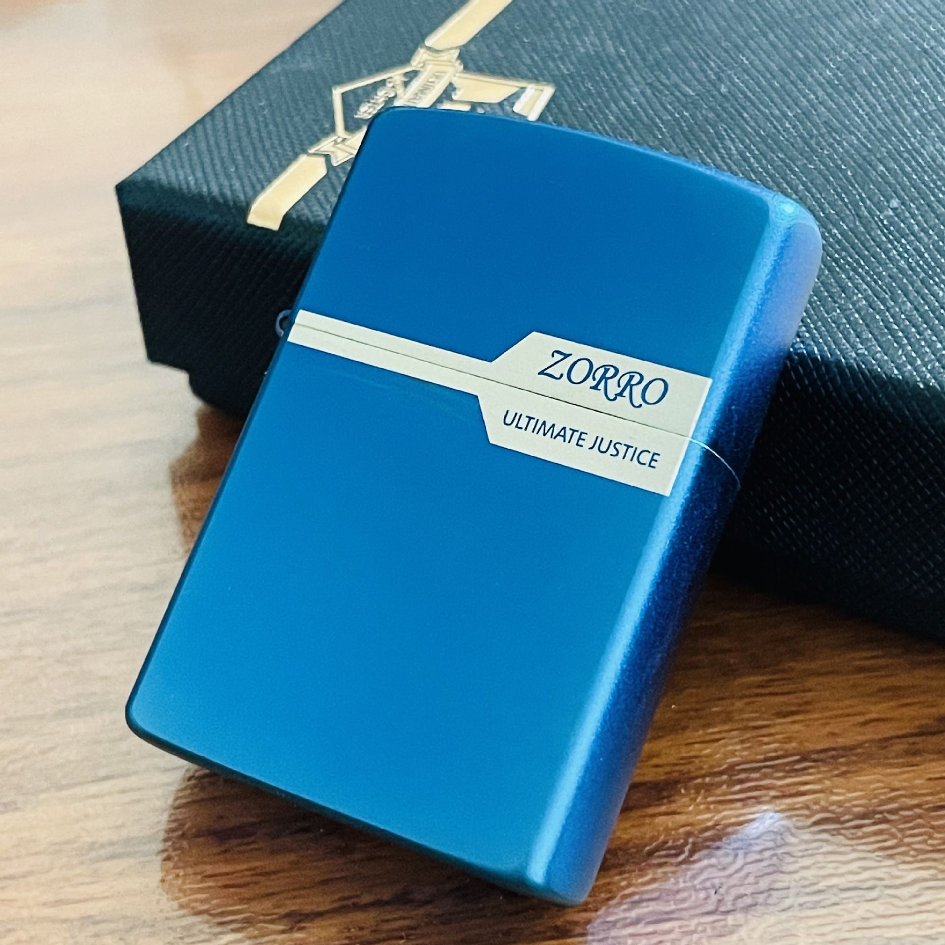 zorro佐罗复古 防风 煤油打火机 男士礼品创意佐罗标拉丝青铜礼品