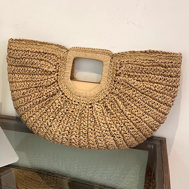 大容量手工编织包女士2025