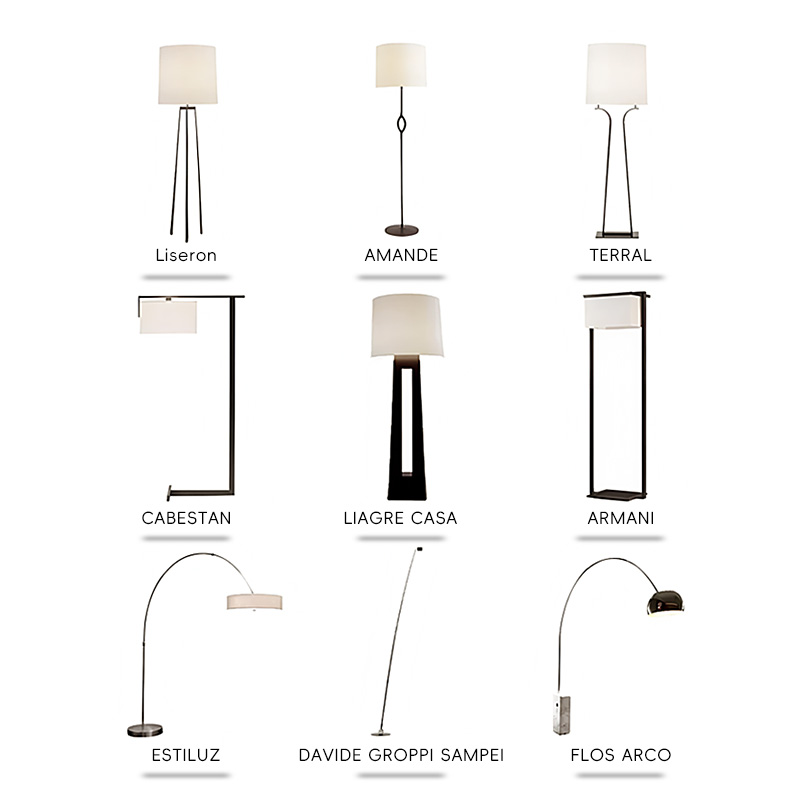 意大利輕奢簡約客廳落地燈