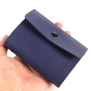 康百卡包男式女式多卡位大容量卡夹卡包信用卡套薄卡片包20张机动车驾驶证皮套男名片夹巧证件收纳包按扣卡套