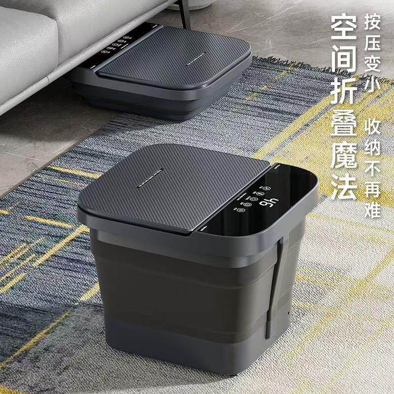 新款折叠足浴盆泡脚桶家