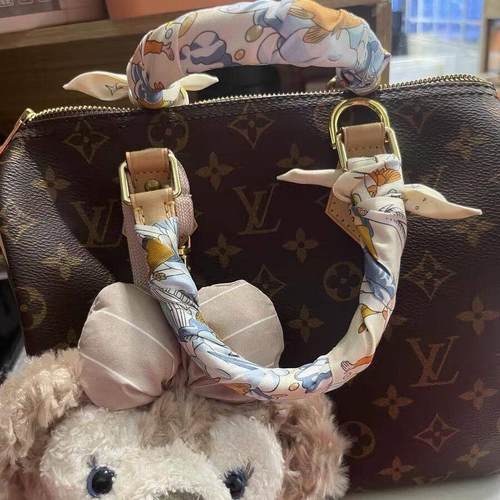 lv5&vv20缠手提包手柄保护丝带包带绑带丝巾绑包speedy30飘带发带