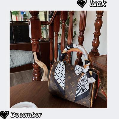 lv5&vv20丝巾绑包缠枕头包speedy25手柄保护老花丝带手提绑带飘带