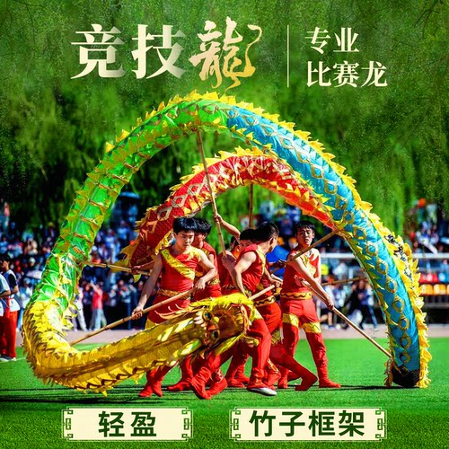 专业竞技比赛团建展示表演展示舞龙舞狮道具
