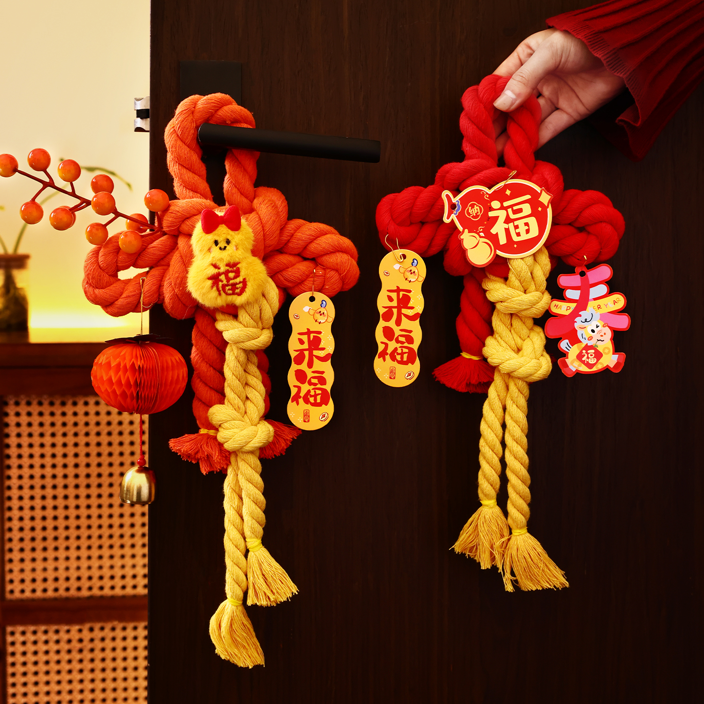 中国结新年挂件挂饰万字结入户门