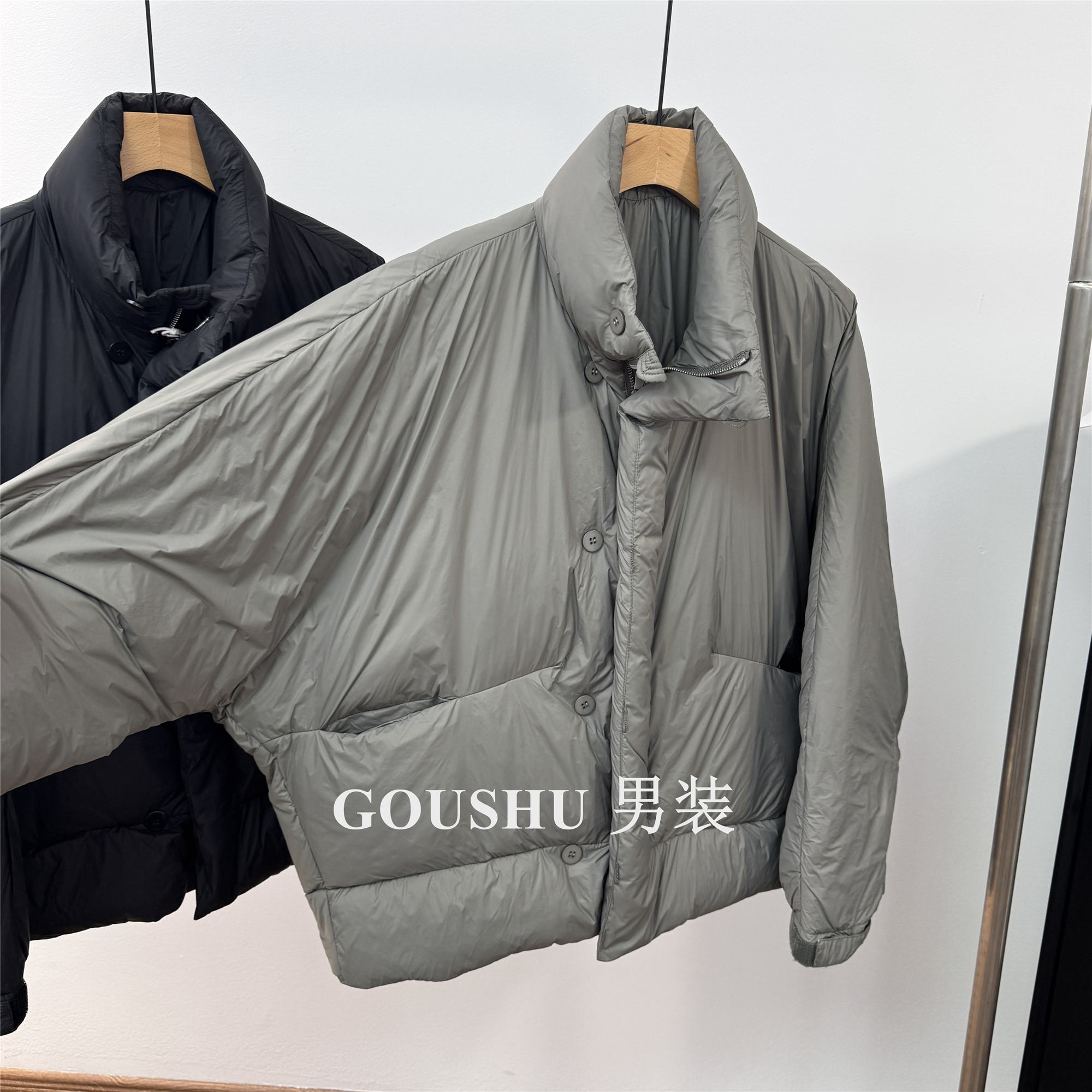 新中式90鸭绒蝙蝠袖加厚羽绒服